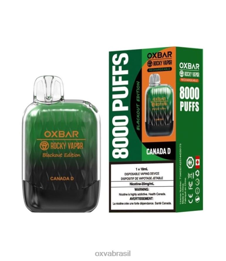 Canadá D OXVA vape pods FXNB245 OXVA OXBAR G8000