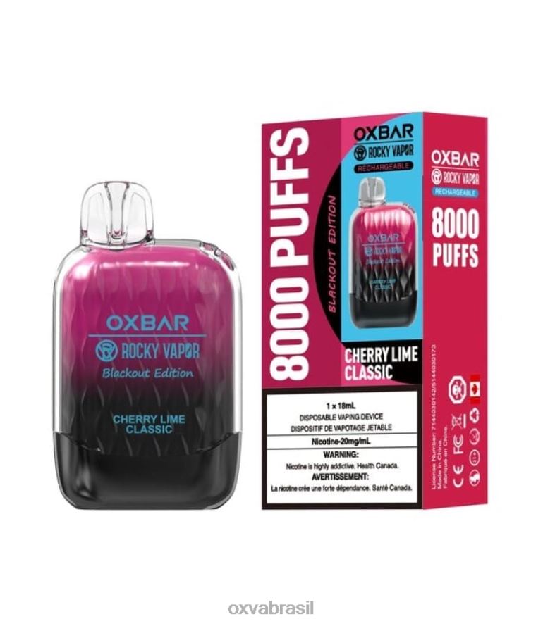 clássico de limão cereja OXVA vape review FXNB244 OXVA OXBAR G8000