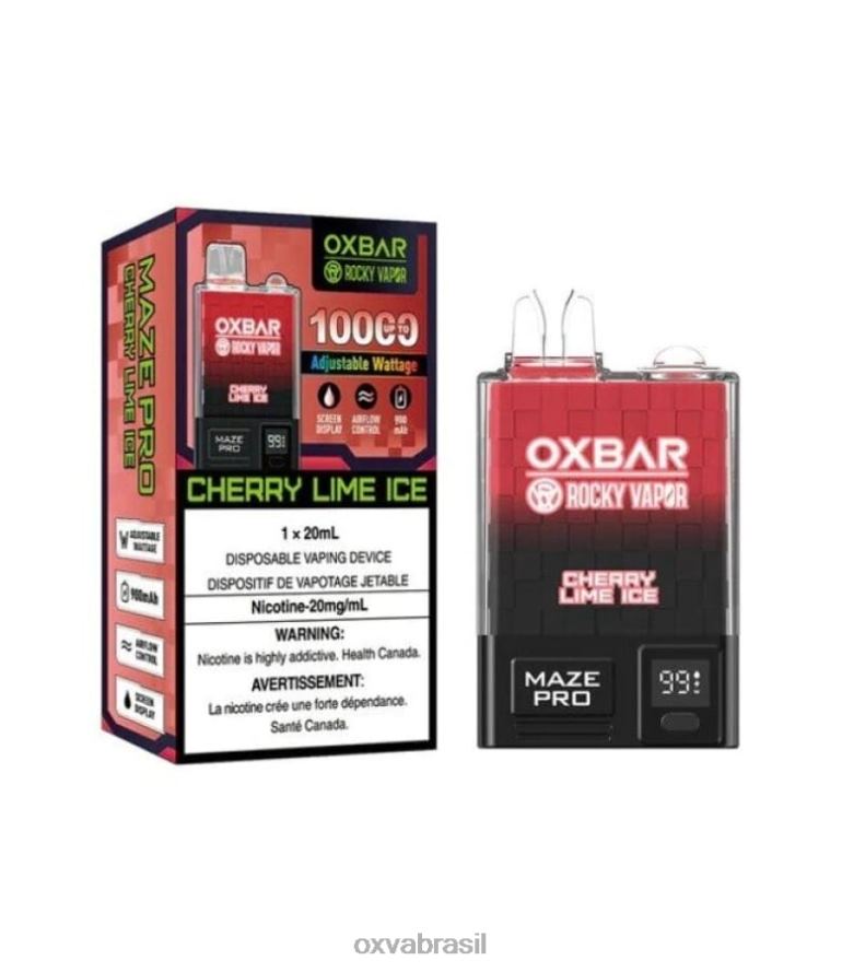 gelo de limão cereja OXVA disposable pod FXNB228 OXVA OXBAR MAZE PRO 10000