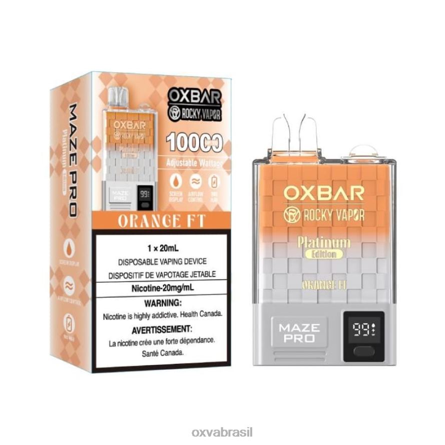 pé laranja OXVA vape pods FXNB215 OXVA OXBAR MAZE PRO 10000