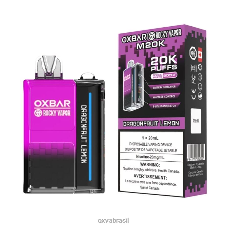 limão fruta do dragão OXVA vape review FXNB24 OXVA OXBAR M20K
