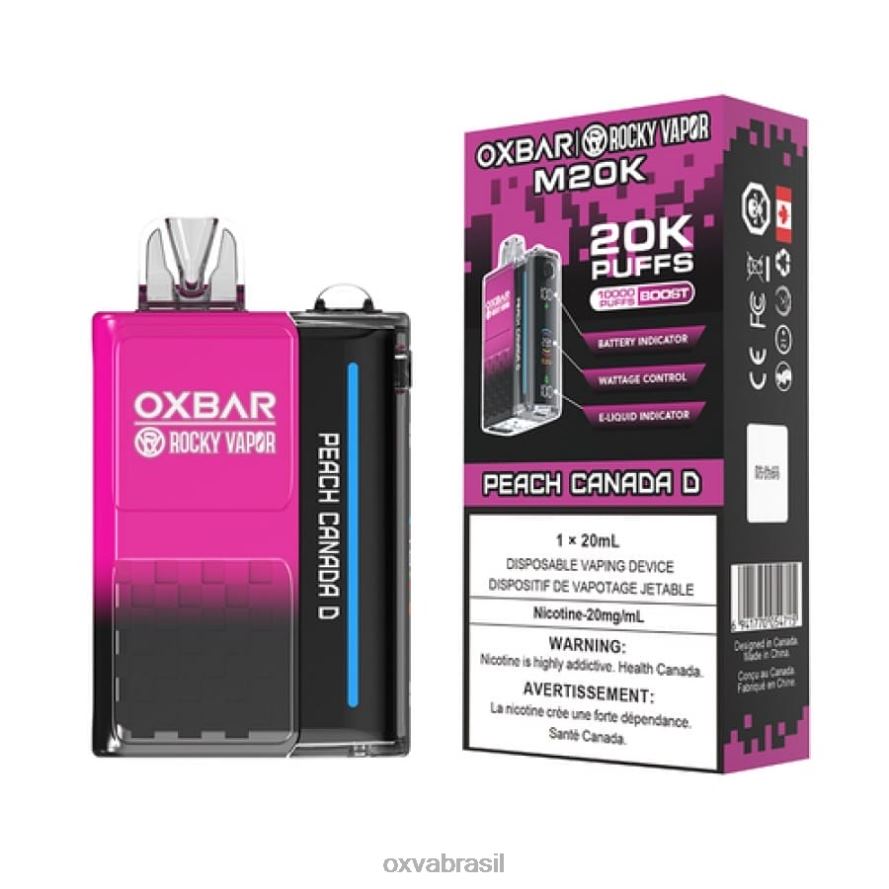pêssego Canadá d OXVA vape price FXNB26 OXVA OXBAR M20K