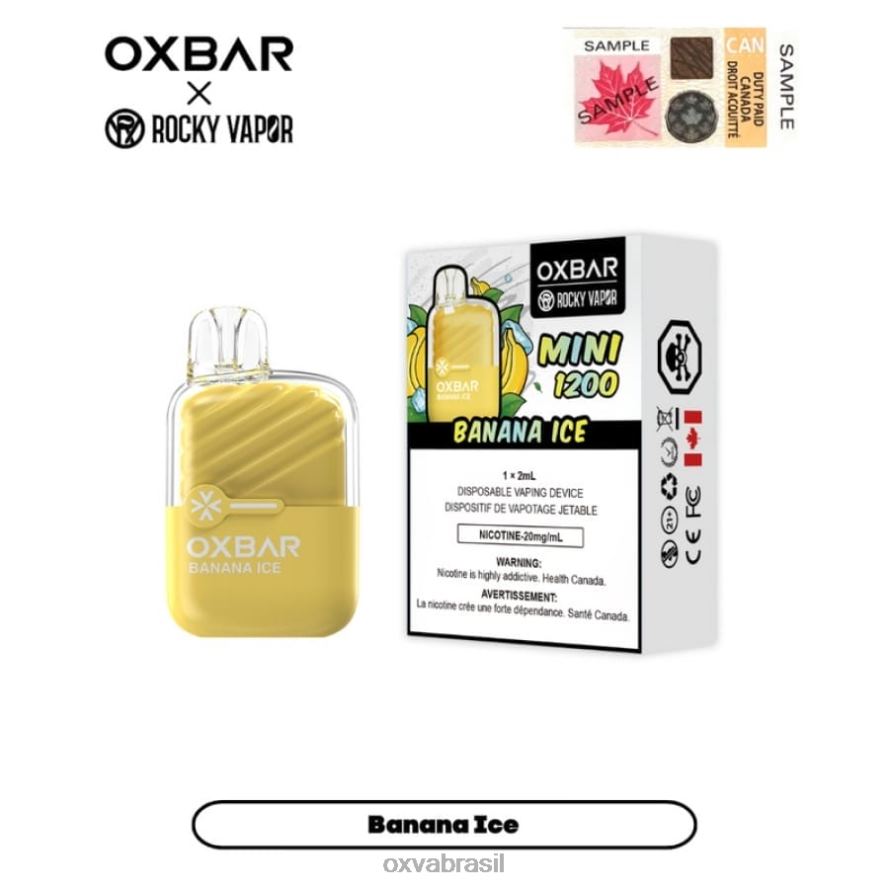 gelo de banana OXVA vape pod FXNB223 OXVA OXBAR MINI 1200