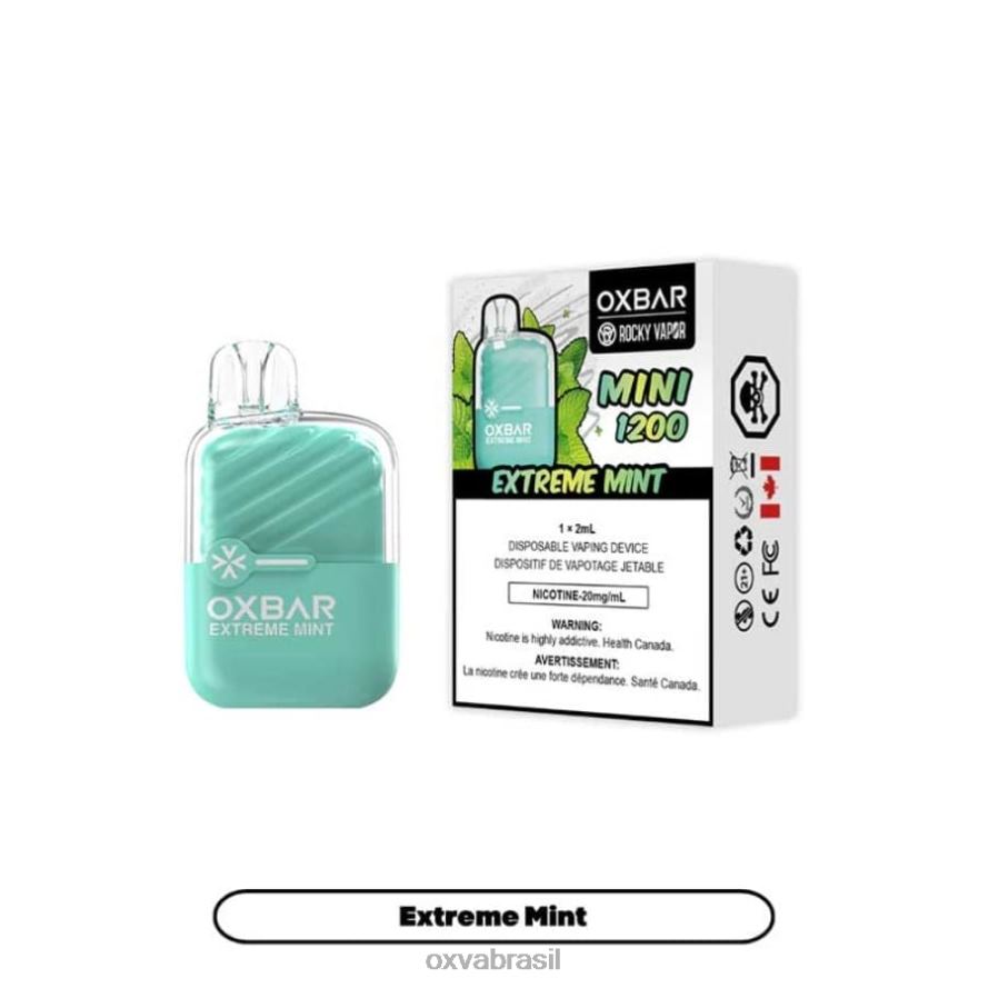 menta extrema OXVA disposable pod FXNB28 OXVA OXBAR MINI 1200