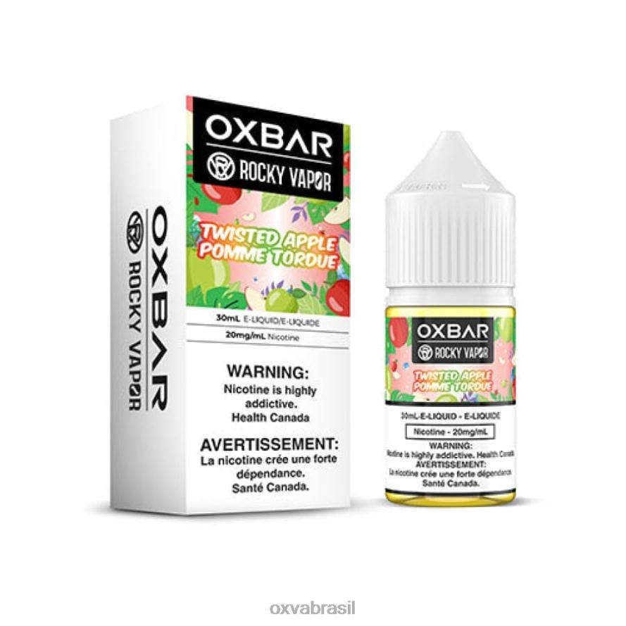 maçã torcida OXVA brasil FXNB251 OXVA OXBAR 30ml de sal