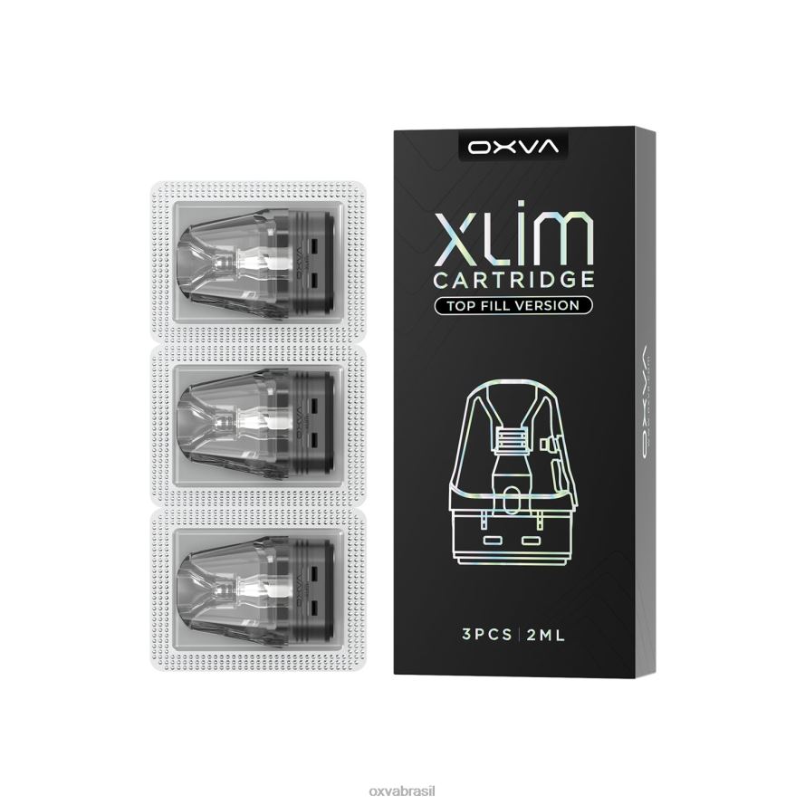 cinza OXVA vape pod FXNB283 OXVA XLIM V3 enchimento superior do cartucho